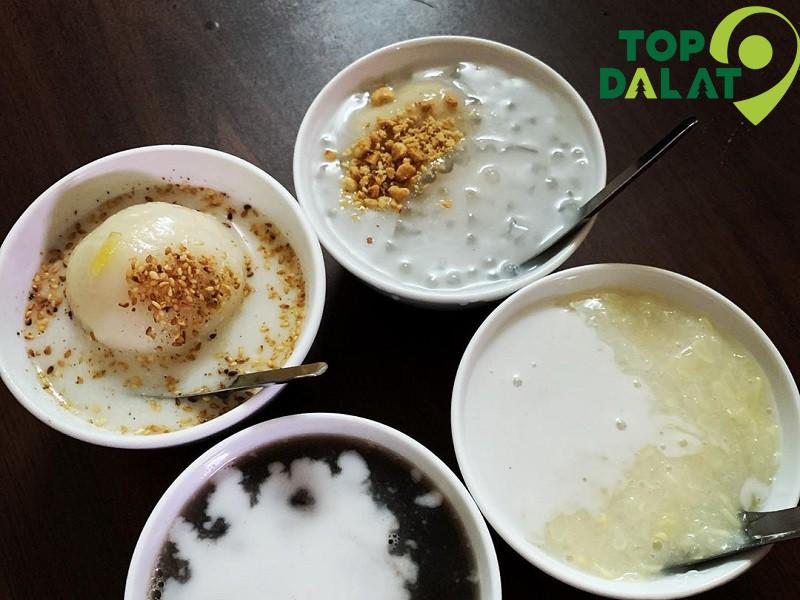 Các món chè nổi bật tại quán chè Hé