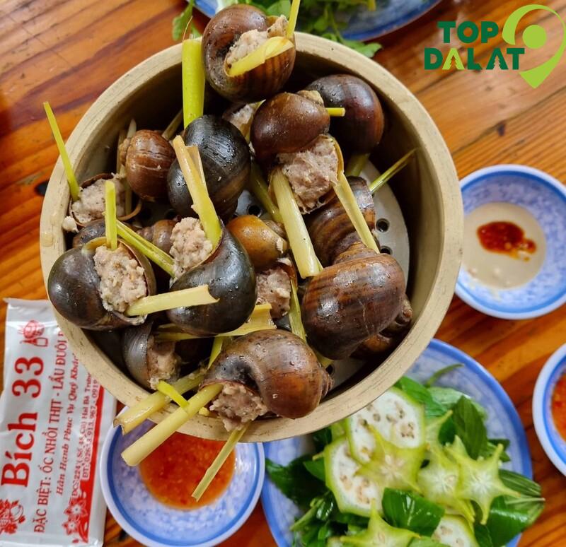 Quán Ốc Bích 33 – quán ốc bươu nhồi thịt đà lạt