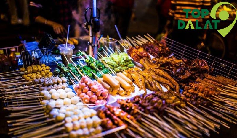 Đặc điểm nổi bật của xiên que nướng Đà Lạt