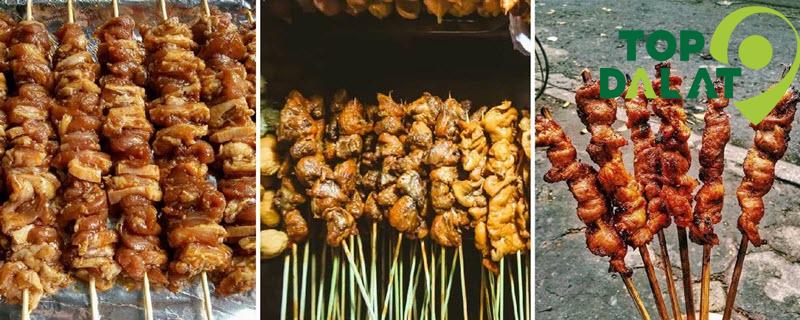 Kinh nghiệm thưởng thức xiên que nướng khi du lịch Đà Lạt